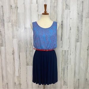 Charming Charlie Belted Blouson Dress